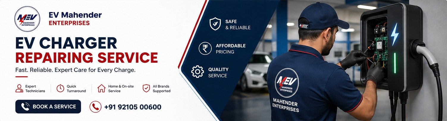EV Mahender Enterprises — EV Charger Repairing Service. Fast, reliable, expert care for every charge.